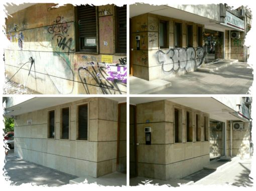 Graffitientfernung und – Imprägnierung