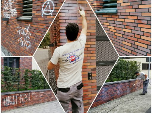 Graffitientfernung und Antigraffiti Klinker Köln