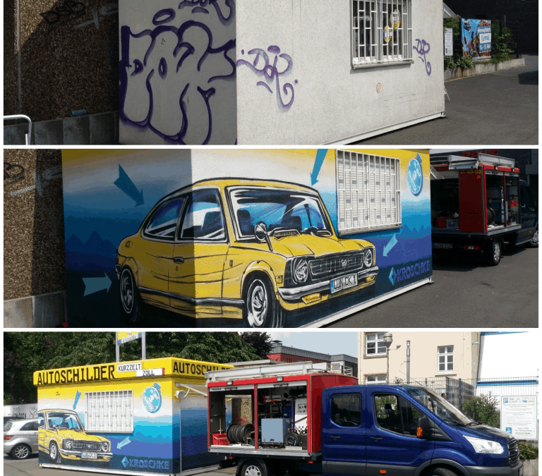 Topgraffiti Fassadengestaltung und Graffitischutz